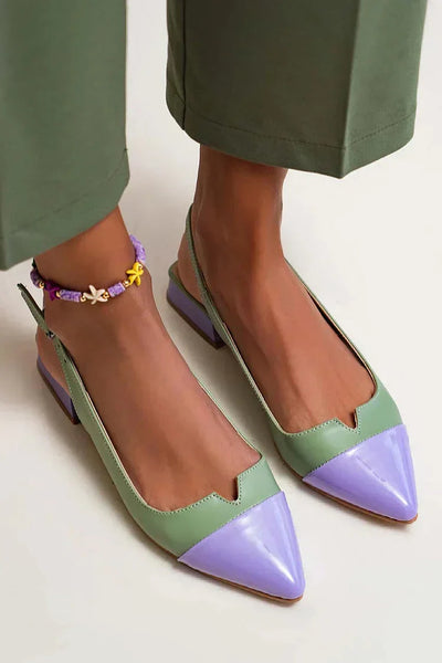Clara | Sandales Rétro Éclatantes au Style Inédit™