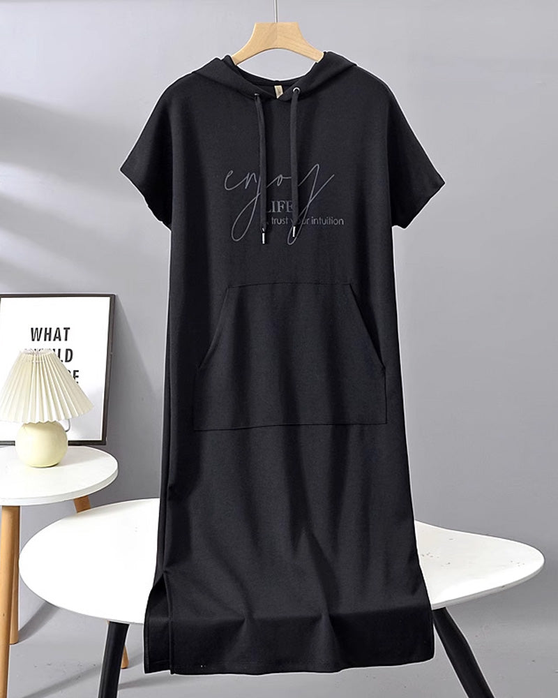 Yvette | Robe Hoodie Décontractée Élégante™