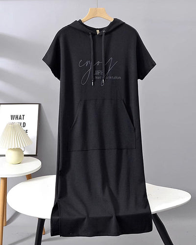 Yvette | Robe Hoodie Décontractée Élégante™