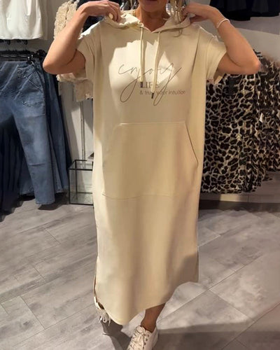 Yvette | Robe Hoodie Décontractée Élégante™