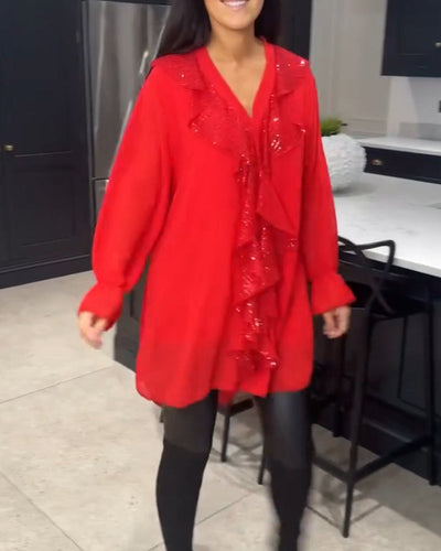 Églantine | Blouse à volants au charme intemporel™