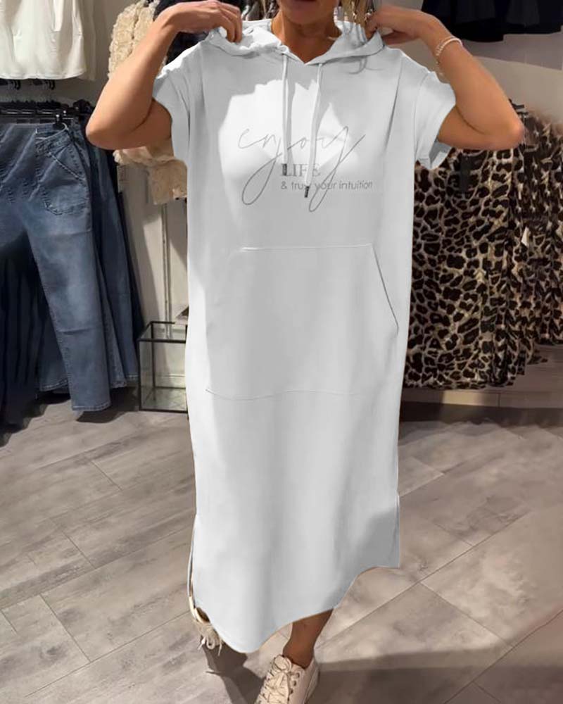 Yvette | Robe Hoodie Décontractée Élégante™