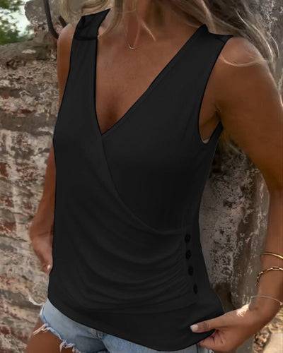 Karine | Gilet Polyvalent Avec Boutons Et Sans Manches™