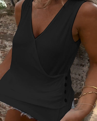 Karine | Gilet Polyvalent Avec Boutons Et Sans Manches™