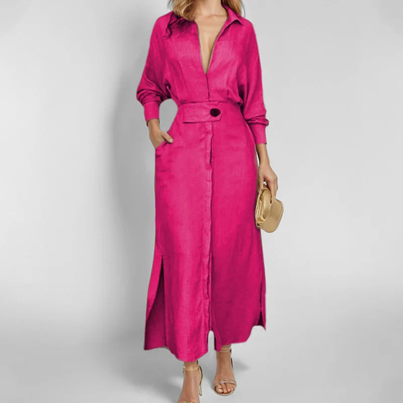 Lina | Robe Longue Chic et Flottante™