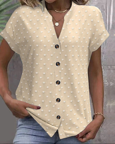 Léopoldine | Blouse à Épaules Tombantes en Bleu™