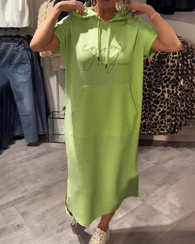 Yvette | Robe Hoodie Décontractée Élégante™