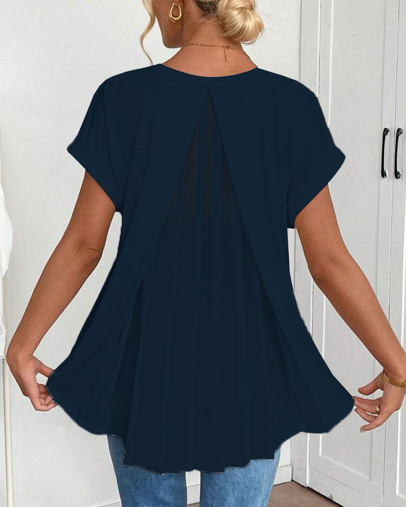 Tiphaine | T-Shirt à Manches Courtes Coloré en Patchwork™
