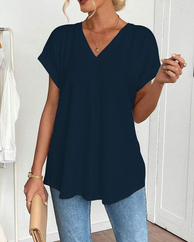 Tiphaine | T-Shirt à Manches Courtes Coloré en Patchwork™