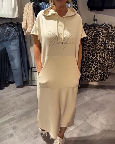 Yvette | Robe Hoodie Décontractée Élégante™