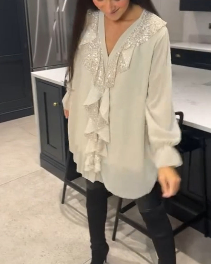 Églantine | Blouse à volants au charme intemporel™