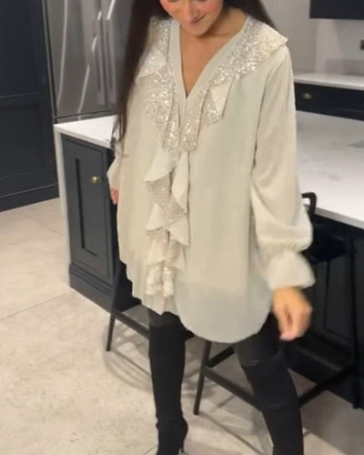 Églantine | Blouse à volants au charme intemporel™