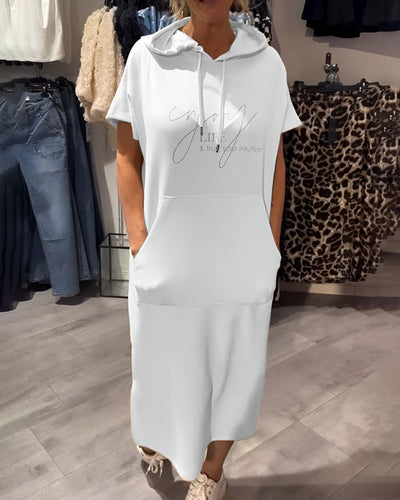 Yvette | Robe Hoodie Décontractée Élégante™