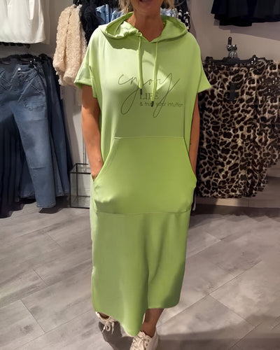 Yvette | Robe Hoodie Décontractée Élégante™