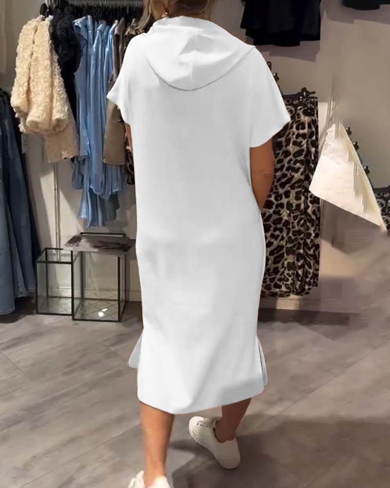 Yvette | Robe Hoodie Décontractée Élégante™