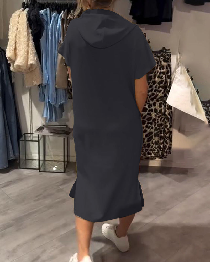 Yvette | Robe Hoodie Décontractée Élégante™