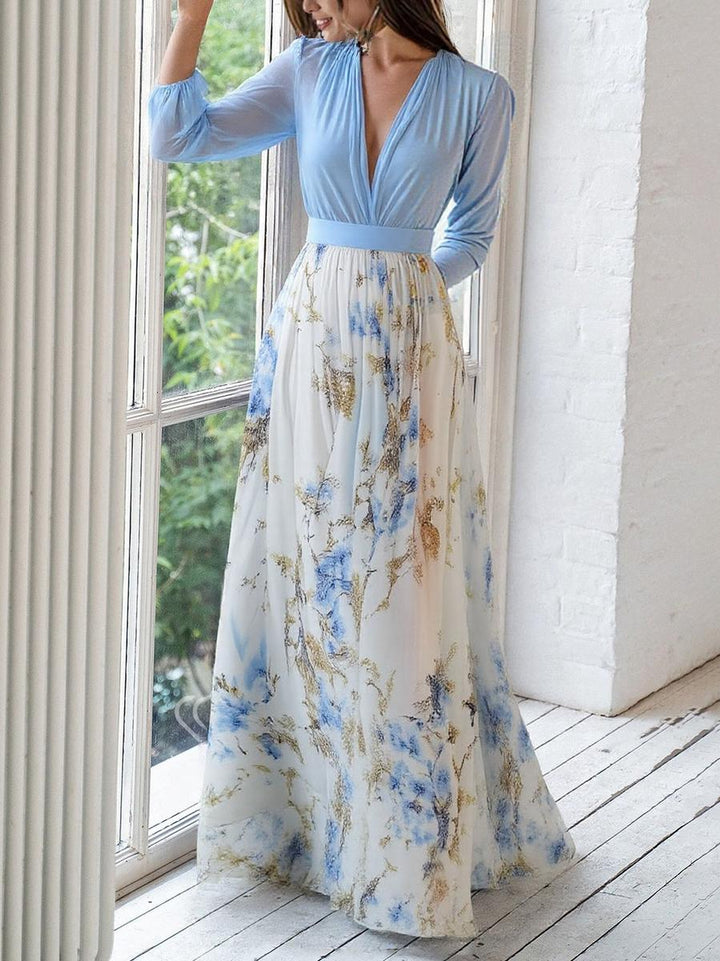 Suzanne | Robe Longue aux Manches Fluides™