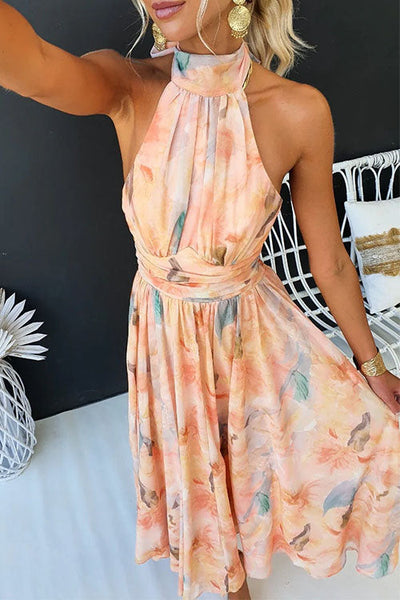 Oriane | Robe Midi au Col Chic™