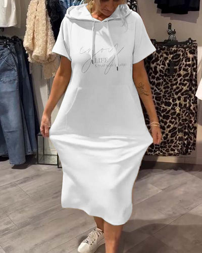 Yvette | Robe Hoodie Décontractée Élégante™