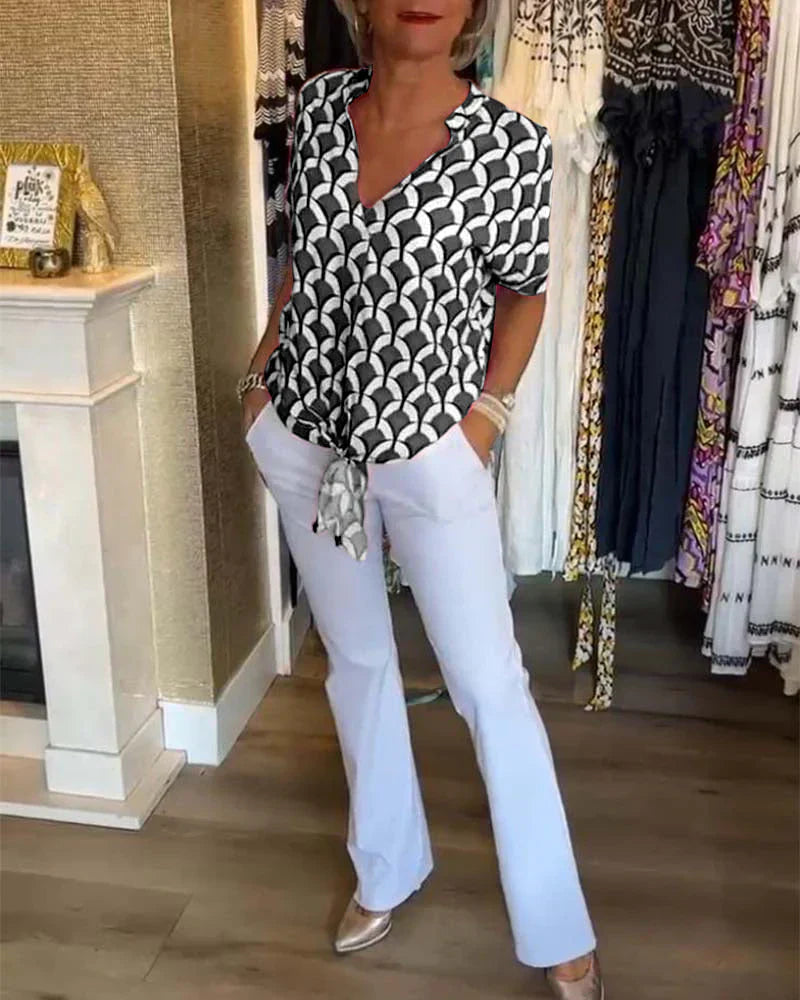 Léa | Blouse d'Été Élégante™