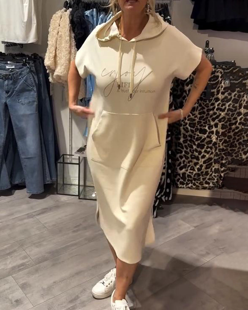 Yvette | Robe Hoodie Décontractée Élégante™