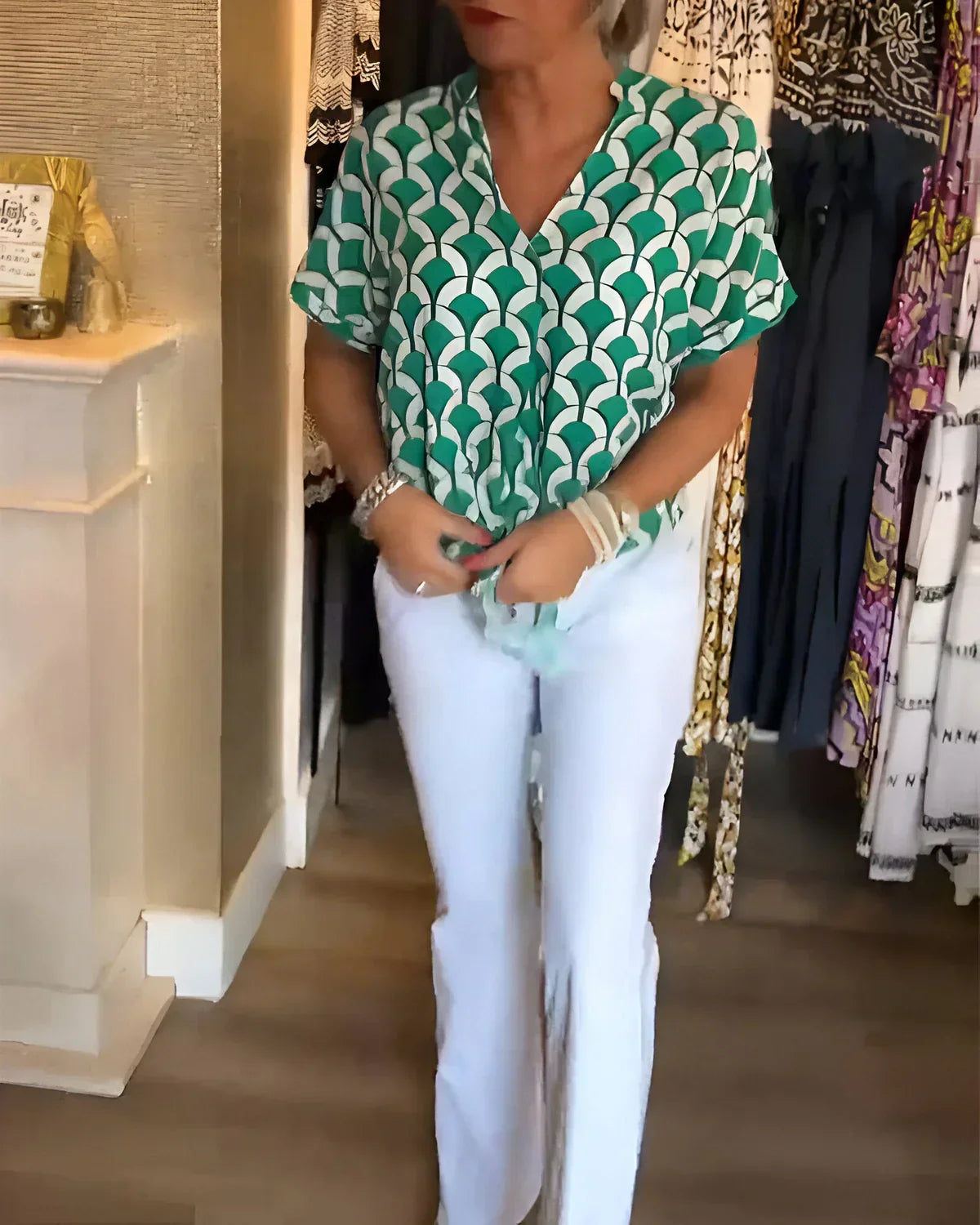 Léa | Blouse d'Été Élégante™