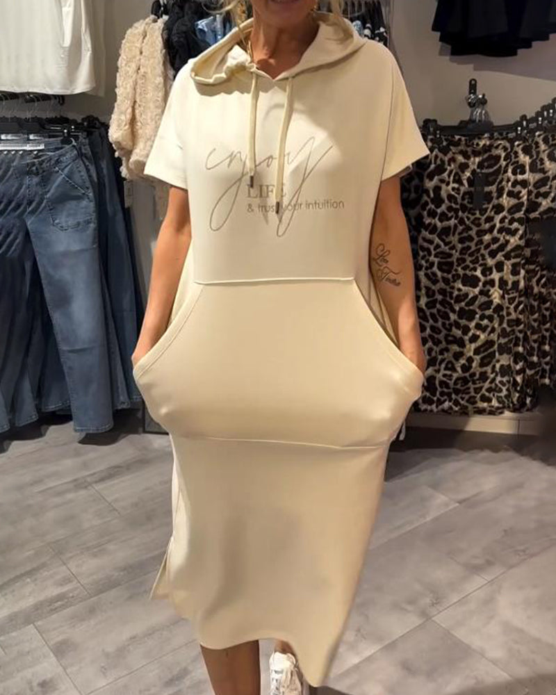 Yvette | Robe Hoodie Décontractée Élégante™