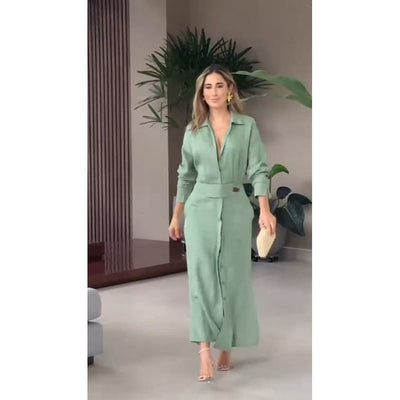 Lina | Robe Longue Chic et Flottante™