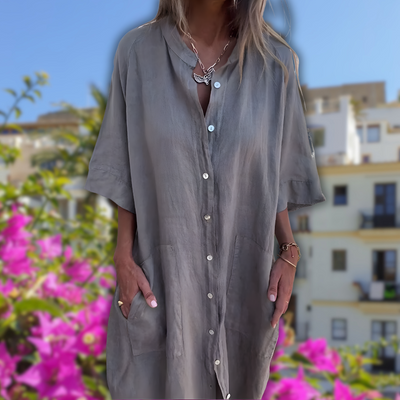 Alizée | Robe Chemise Décontractée Style Ibiza™