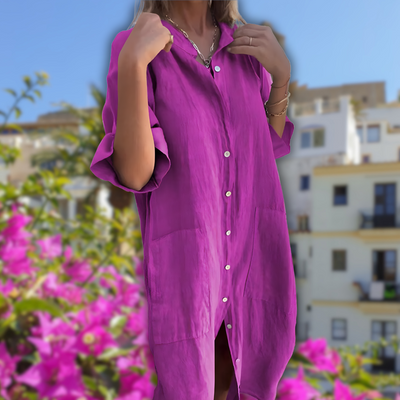 Alizée | Robe Chemise Décontractée Style Ibiza™