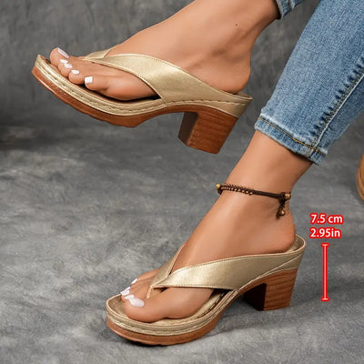 Olivia | Sandales Chic à Talons Confortables™