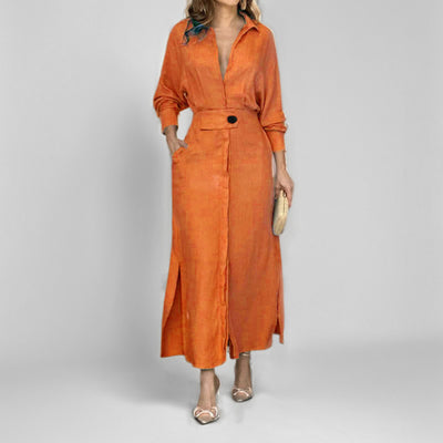 Lina | Robe Longue Chic et Flottante™