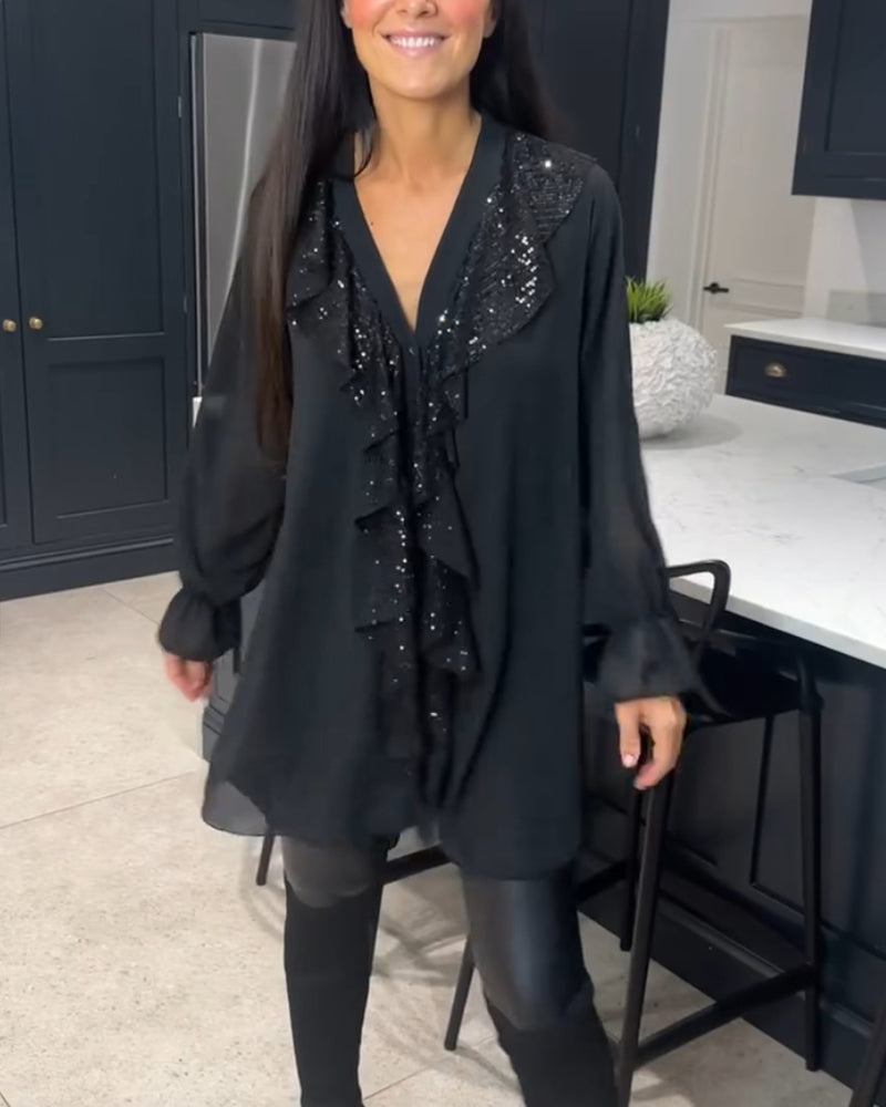Églantine | Blouse à volants au charme intemporel™