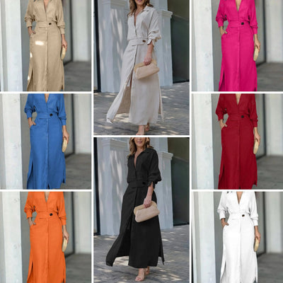 Lina | Robe Longue Chic et Flottante™