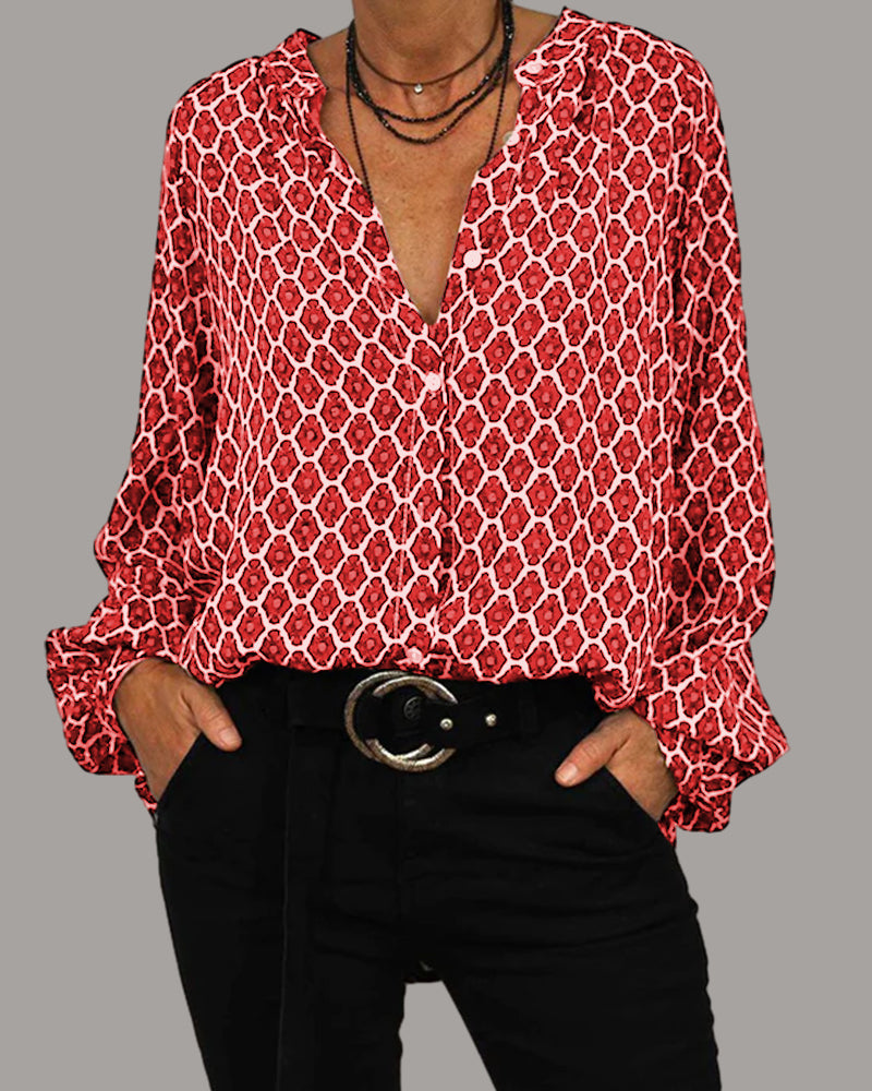 Zélie | Blouse décontractée à col en V™