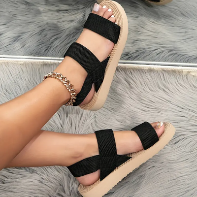 Sandrine | Sandales Ortopédiques Élégantes™